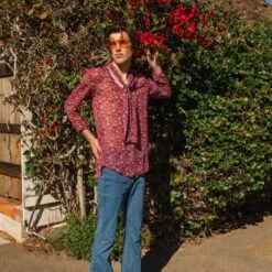 Cardamom Blossom Tie Front Top -Transcend Sales jcgx0mzcm4iuhp07bu05