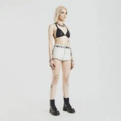 Other Womens Leather Shorts Shorts - Pearl -Transcend Sales kdsgijqamwme4dz4edmk