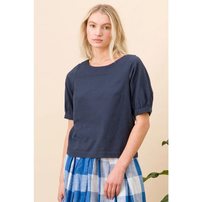 Ava Navy Top 7 Ava Navy Top - Image 7