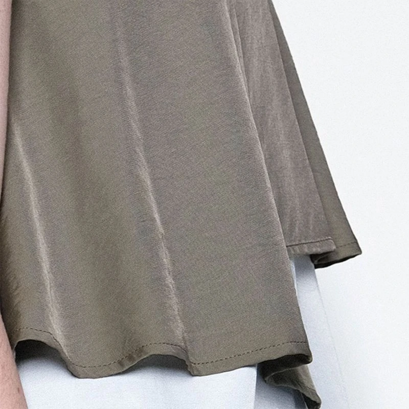 Michon Viscose Layered Reversible Top In Moss 7 Michon Viscose Layered Reversible Top In Moss - Image 7