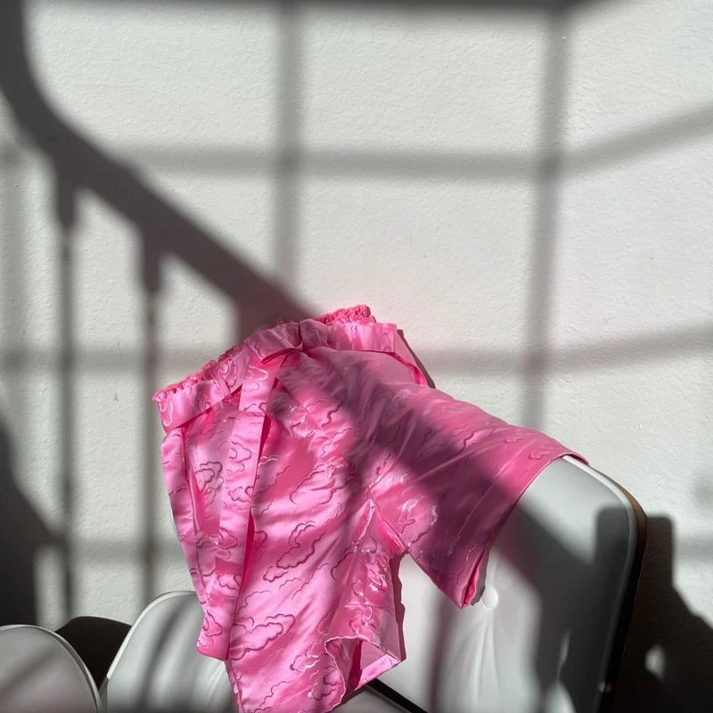 Ophelia Pink Cloud Shorts 2 Ophelia Pink Cloud Shorts - Image 2