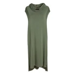 Echape Long Top Dress Olive Green