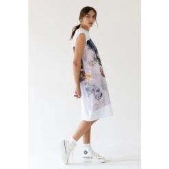 Leeda X Mc Diary White Dress - Sea -Transcend Sales leeda x mc diary white dress sea fada7a0e97090e849dbf2d634b42ff41