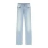 Loose-Fit Jeans In Ice-Blue Denim
