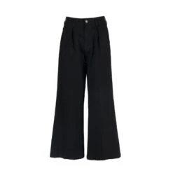 Los Angeles- High Raise Wide Leg Jeans- Black