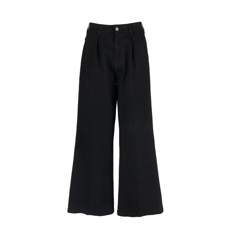 Los Angeles- High Raise Wide Leg Jeans- Black 1 Los Angeles- High Raise Wide Leg Jeans- Black