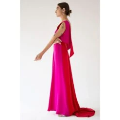 Magenta & Red Gown With Open Back 10 Magenta & Red Gown With Open Back -Transcend Sales magenta red gown with open back wings 89e1d52d914428a1609a5f1f19728cfa