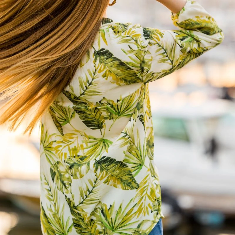 Palma Tie Front Blouse 5 Palma Tie Front Blouse - Image 5