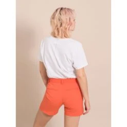 Classic Summer Shorts In Orange 7 Classic Summer Shorts In Orange -Transcend Sales mfn5grytlmwctplkgi02