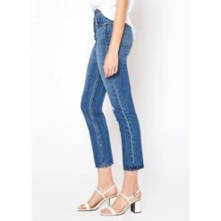 Classic Slim Straight Taper Jeans In Beach -Transcend Sales moyeyufchwxgkfioqefz