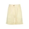 Vera Linen Lounge Short - Lemon Cream