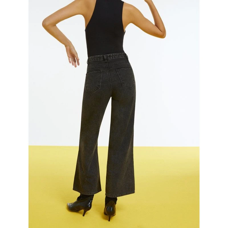 High-Waisted Ripped Black Jeans 8 High-Waisted Ripped Black Jeans - Image 8