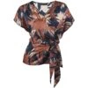 Hooray Henry Printed Silk Viscose Top