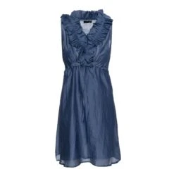 Sleeveless Ruffle Detail Dress