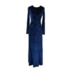 Royal Velvet Knot Dress