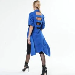 Open Back Shirt Cotton Shirt In Cobalt Blue 11 Open Back Shirt Cotton Shirt In Cobalt Blue -Transcend Sales open back shirt cotton shirt in cobalt blue 2305a24ae0fd5617b0bdc8e4dd879261