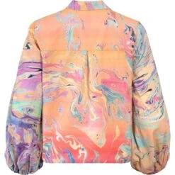 Organic Cotton Blouse In Peach Marble Print 11 Organic Cotton Blouse In Peach Marble Print -Transcend Sales organic cotton blouse in peach marble print af5e0d1365fc1015a89c447d14bf921b