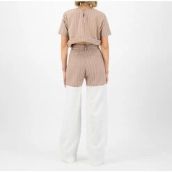 Rolled Up Pinstripe Top -Transcend Sales p1k4mopxis8xfhsthpuw