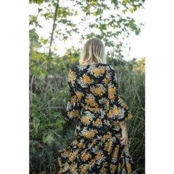 Petite Marigold Blossom 3-Tier Ruffle Dress -Transcend Sales petite marigold blossom 3 tier ruffle dress 7c6c5d19a4580e72997752f09efcf9d1