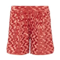 Velvet Shorts Burnt Orange