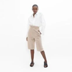 Budapest Organic Cotton Poplin Oversized Shirt - White -Transcend Sales qdbx9jgpz52kbiud1md5