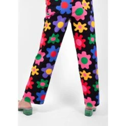 Flower Power Denim Trousers -Transcend Sales qhq2s0jzazpy14nej6ms