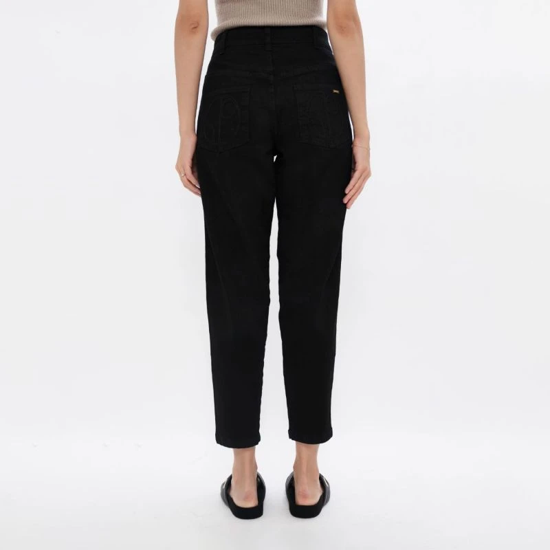 California - Sustainable Barrel Jeans - Celeste Black 5 California - Sustainable Barrel Jeans - Celeste Black - Image 5