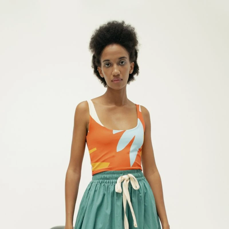 The Nets Reversable Singlet Papercut/Green 3 The Nets Reversable Singlet Papercut/Green - Image 3