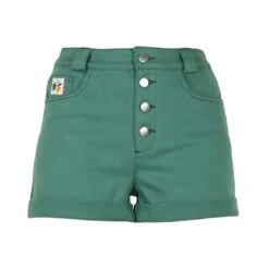 Rogue Organic Cotton Summer Shorts In Dark Green