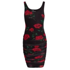 Ruched Sleeveless Bodycon Dress