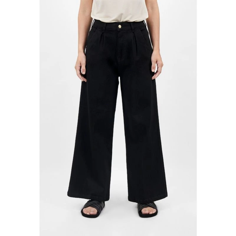 Los Angeles- High Raise Wide Leg Jeans- Black 7 Los Angeles- High Raise Wide Leg Jeans- Black - Image 7