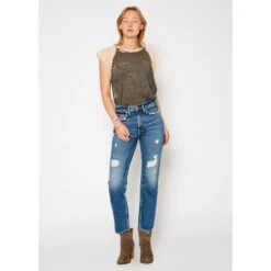 Claude High Rise Straight Jeans In Santa Cruz -Transcend Sales s6egcfsubhwtmclae5ra