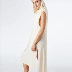 Echape Long Top Dress - White -Transcend Sales s8p8s3rlc24wl5oiscrm