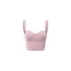 Sara Taffeta Crop Top - Pink