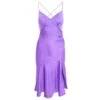 Seville Satin Midi In Purple