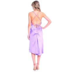 Seville Satin Midi In Purple -Transcend Sales seville satin midi in purple 8e0ea89e219034f5b1c9c590b1ef6bfc