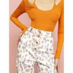 Leopard Print Mom Denim Pants -Transcend Sales snniqcxvz8wp7qxjzxty