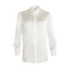The Silk Shirt In White