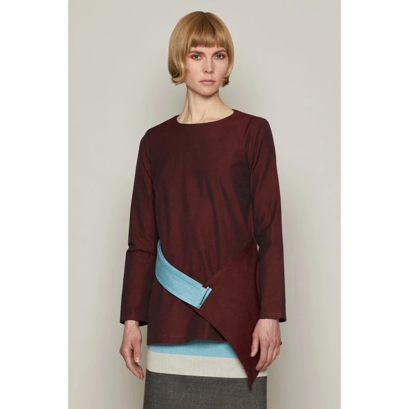 Laika Top Burgundy 3 Laika Top Burgundy - Image 3