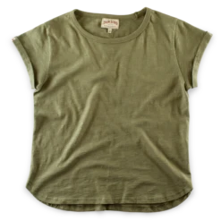 Damsons Rock T-Shirt Army Green