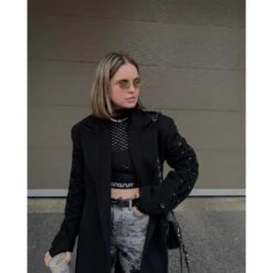 Trendy 3D Black Crop Top - Black -Transcend Sales trendy 3d black crop top black 082b2a146e83b6c44b8b7119cad51dde