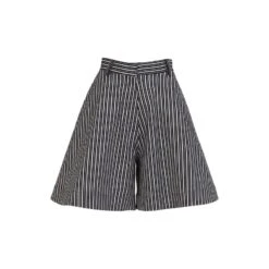 Ufolo Wide Leg Shorts - Stripe