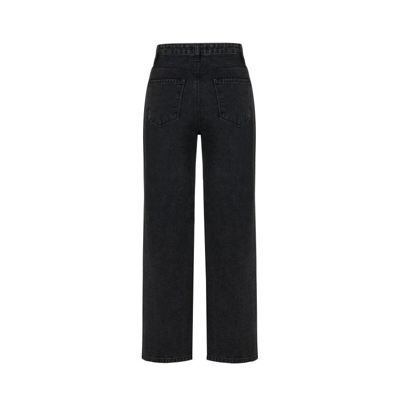 High-Waisted Ripped Black Jeans 9 High-Waisted Ripped Black Jeans - Image 9