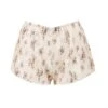 Elena Pleated Ramie Linen Shorts