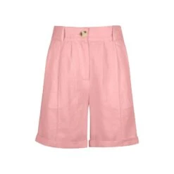 Vera Linen Lounge Short - Georgia Peach
