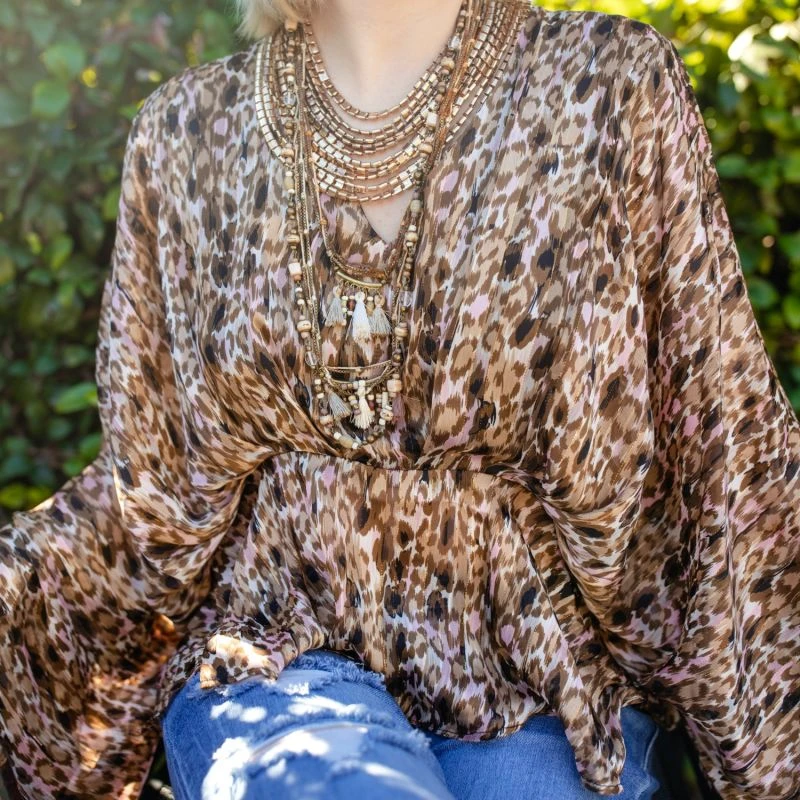 Miss Coco Blouse In Honey Rose 4 Miss Coco Blouse In Honey Rose - Image 4