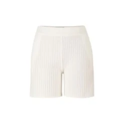 Terra Ribbed Shorts White