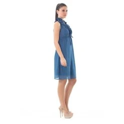 Sleeveless Ruffle Detail Dress -Transcend Sales vnryx12knp2zwskylxrk