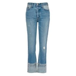 Eve Slim Straight Jeans In Repair