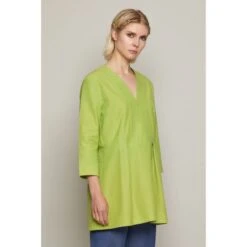 Organic Cotton Catra Top Green -Transcend Sales vzdkgmq73jtzjr2t6im6